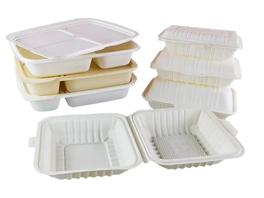 Biodegradable Multi-Compartment Lunch Box