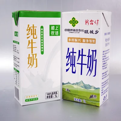 1000ml Brick Base Slim aseptic carton packaging